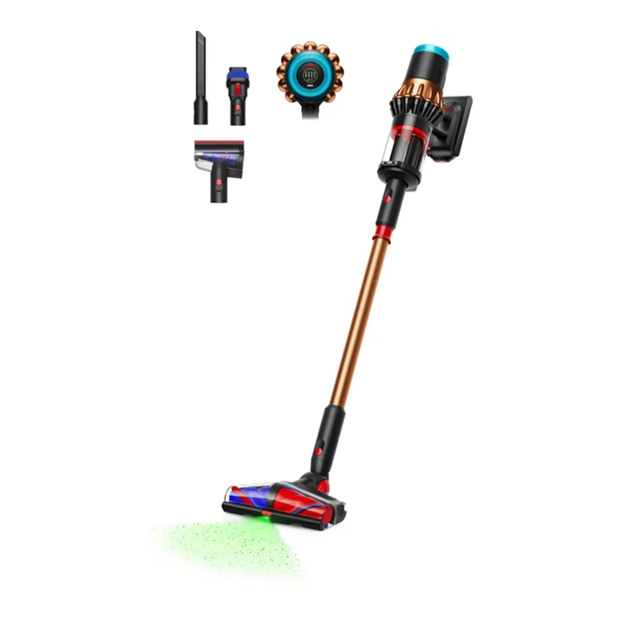 Dyson V16 Piston Animal kablosuz süpürge (Mat siyah/Bakır)