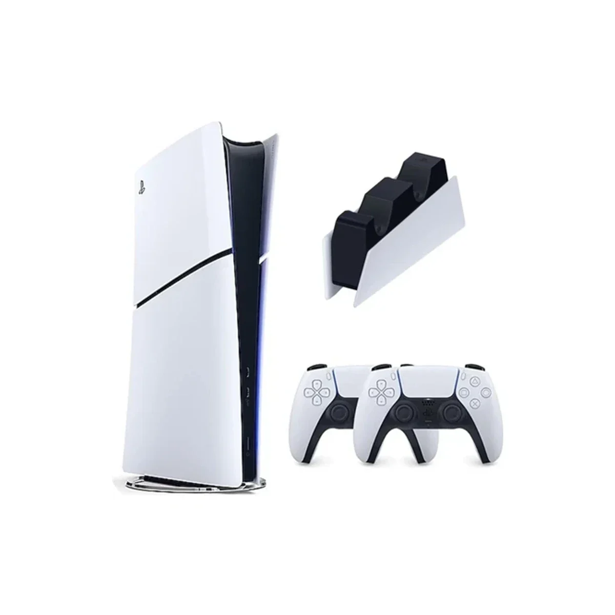 Sony Playstation 5 Slim digital 1 TB İthalatçı Garantili + 2.Dualsense + Şarj İstasyonu