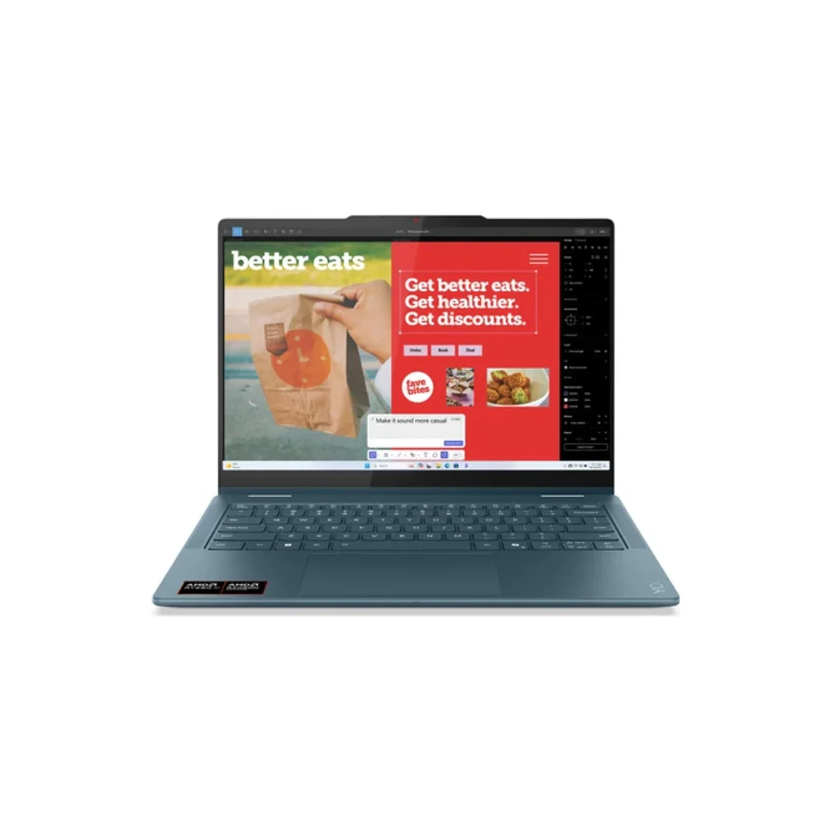Lenovo Yoga 7 2-In-1 AMD Ryzen AI 7 350 16GB 1TB SSD Windows 11 Home 14