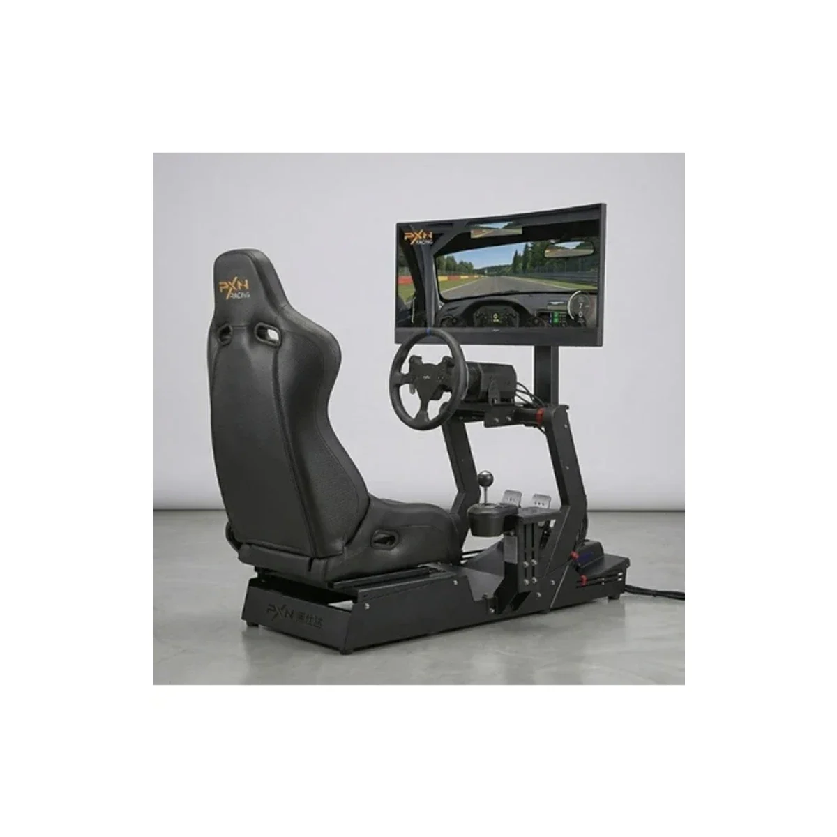 Pxn Profesyonel Yarış Simülatörü Kokpiti + Innocn 34" Ultrawide OLED 165Hz Curved Gaming Monitör Seti