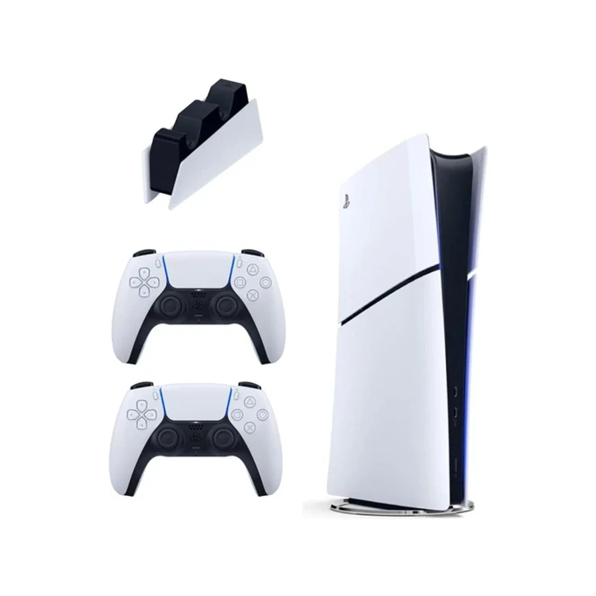 Sony Playstation 5 Slim Digital 825 GB + Şarj Istasyonu + 2. Dualsense ( İthalatçı Garantili )