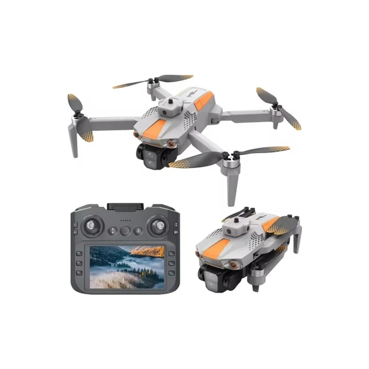 QİFİT Kamera Drone – Fırçasız Motor, 2.4ghz Kumanda, Fpv, 2 Batarya, Katlanabilir, Headless, 360° Takla