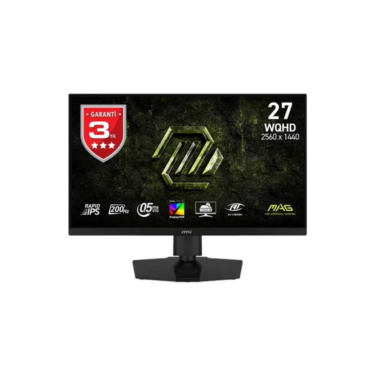 MSİ MSI 27 MAG 274QPF E20 2560x1440 (WQHD) 16:9 FLAT RAPID IPS 200Hz 0.5MS